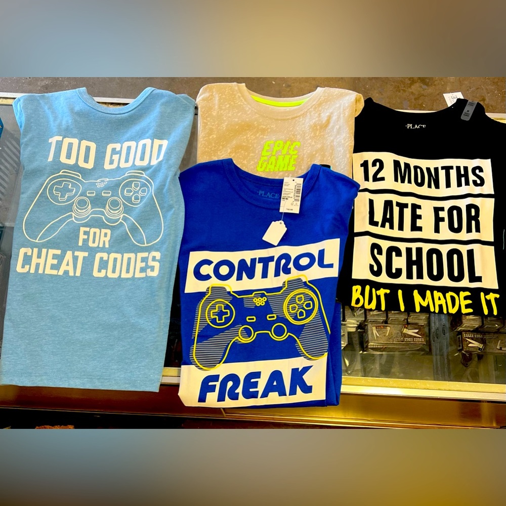 Boys 7/8 4 bundle t shirts